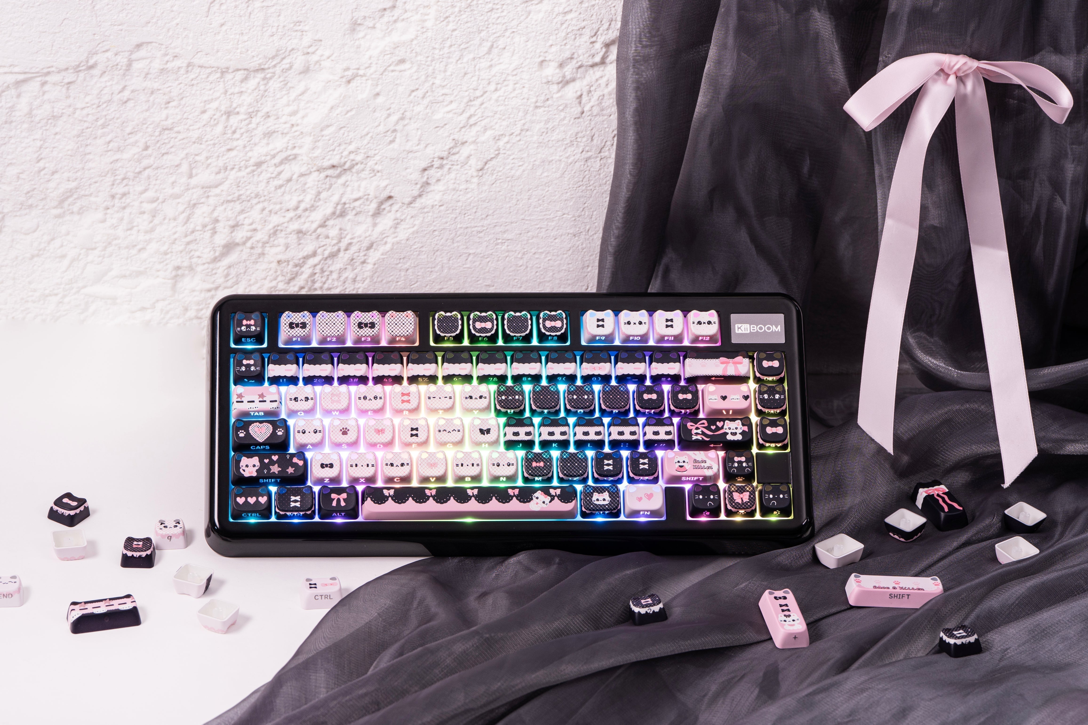 🐈 Meow Magic: The Cutest Way to Style Your Keyboard – KiiBOOM