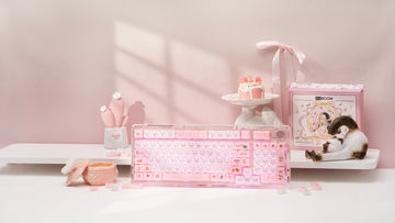 Jelly Glow Keycaps — Cute Cats Upgrade for Your Mechanical Keyboard