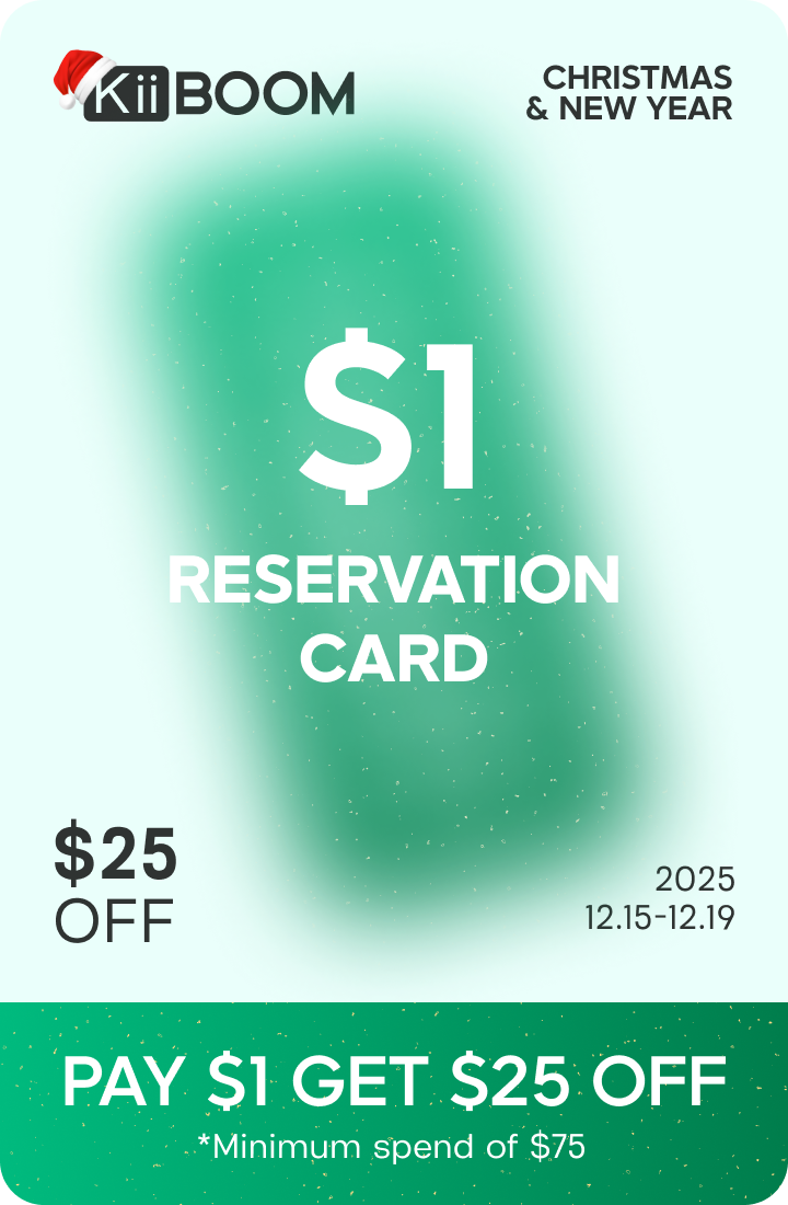 KiiBoom XMAS Sale Reservation Card