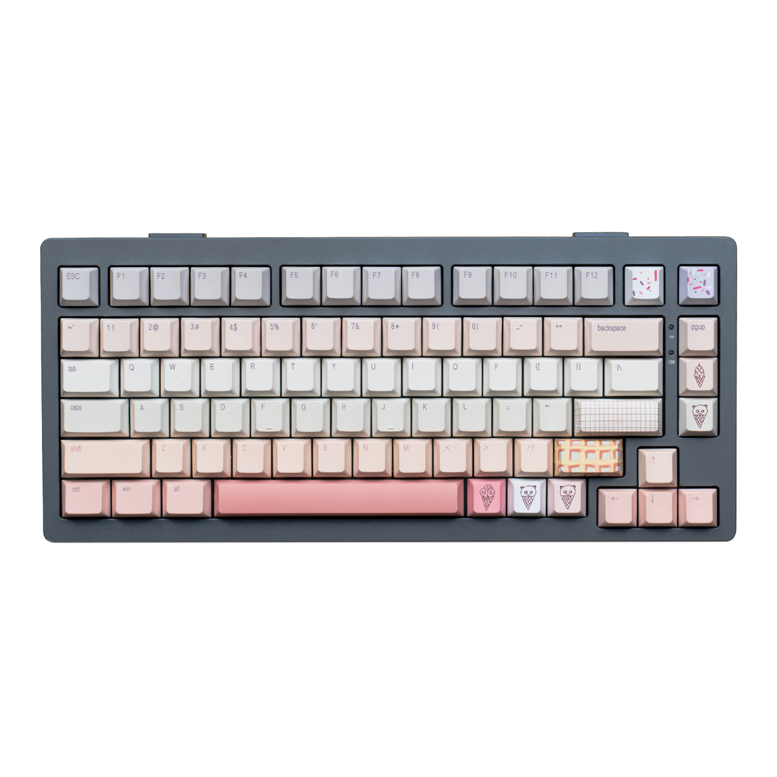 KiiBOOM × Strawberryjam1986 Berry Cream Keycap Set - KiiBOOM