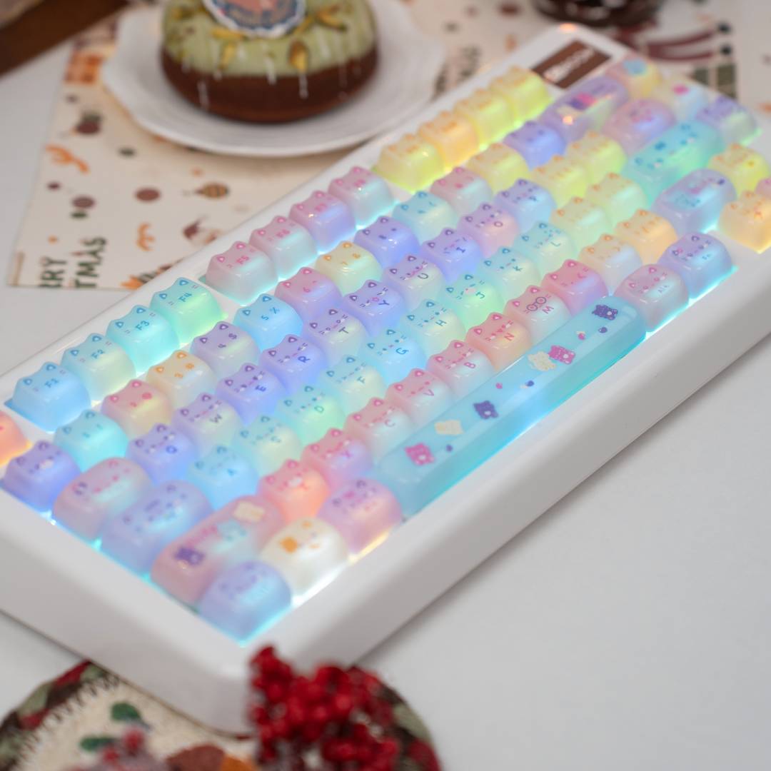 KiiBOOM Meow Pudding PC Keycap Set Pre-Order