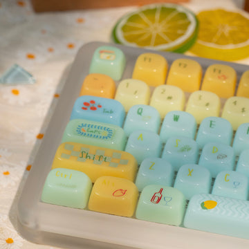 KiiBOOM Sweet Lemon Summer Keycap Set Pre Sale