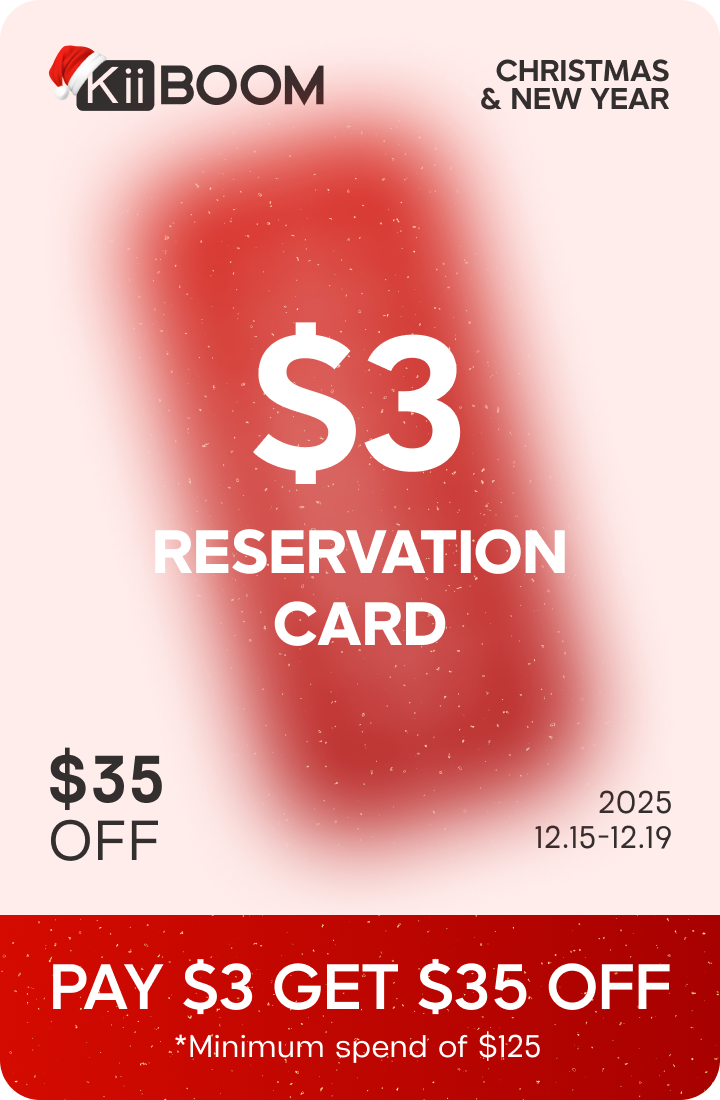 KiiBoom XMAS Sale Reservation Card