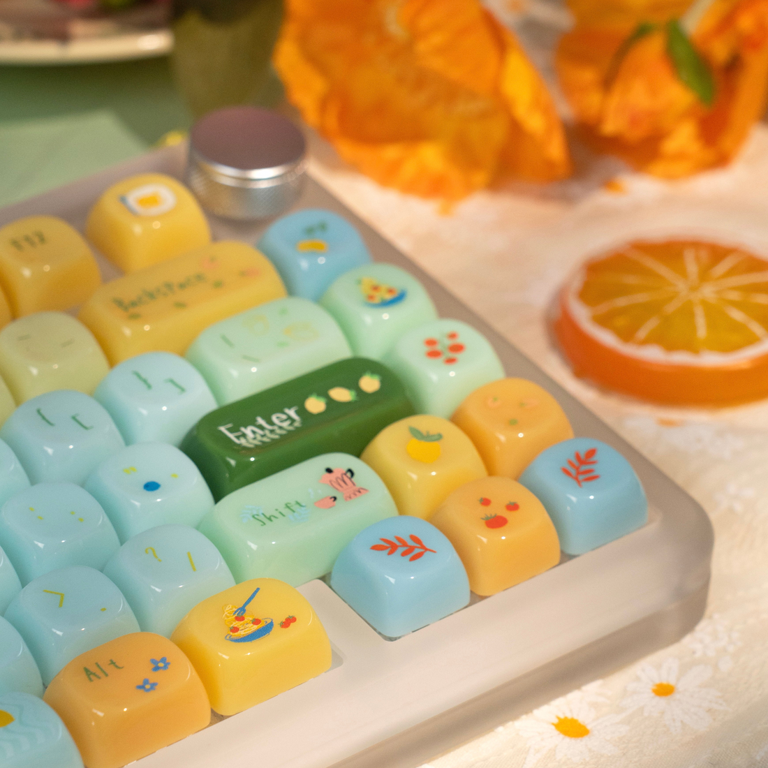 KiiBOOM Sweet Lemon Summer Keycap Set Pre Sale
