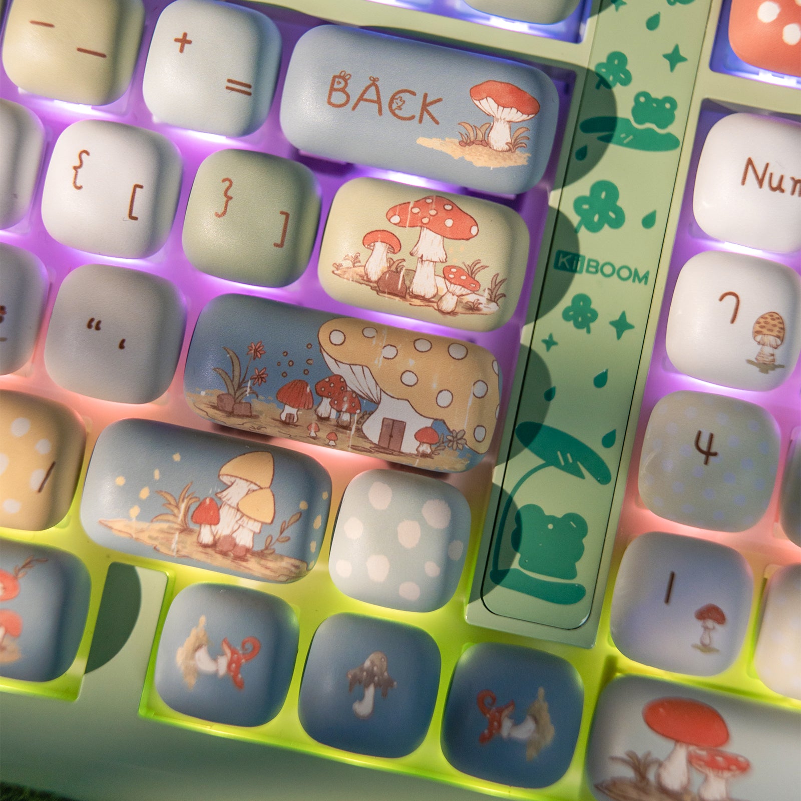 KiiBOOM Little Shroom Pack Keycap Set Pre Sale