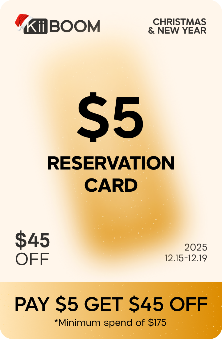KiiBoom XMAS Sale Reservation Card