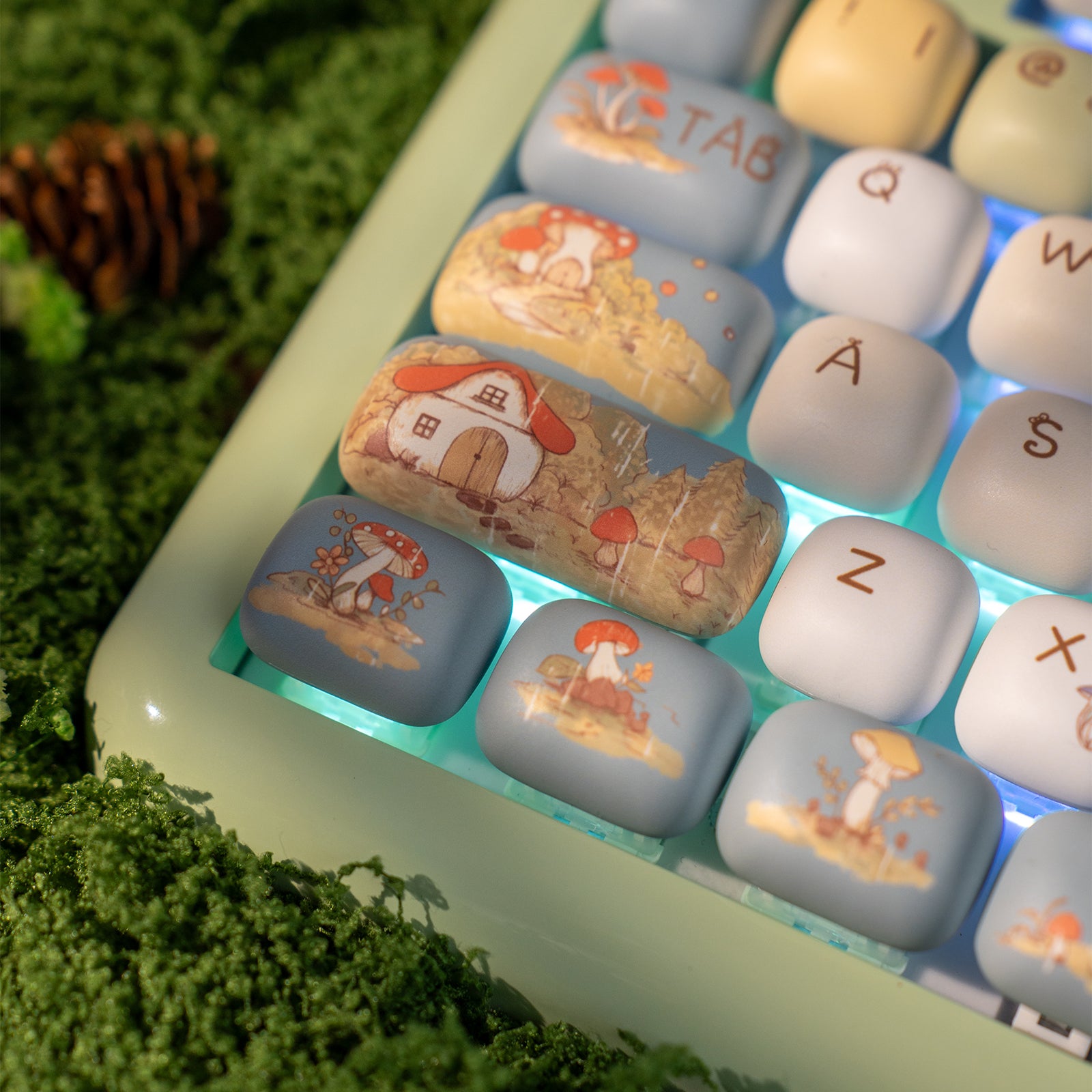KiiBOOM Little Shroom Pack Keycap Set Pre Sale