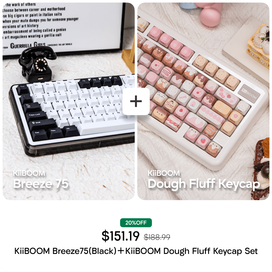 Breeze75 ＋ Dough Fluff Keycap Set