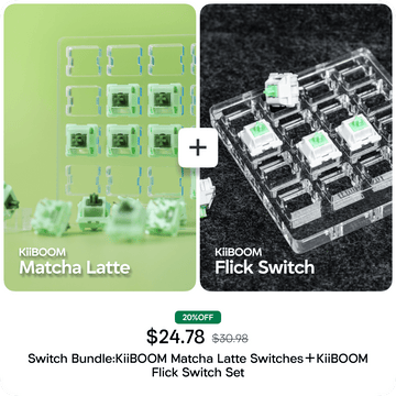 Matcha Latte Switch Set ＋ Flick Switch Set KiiBOOM