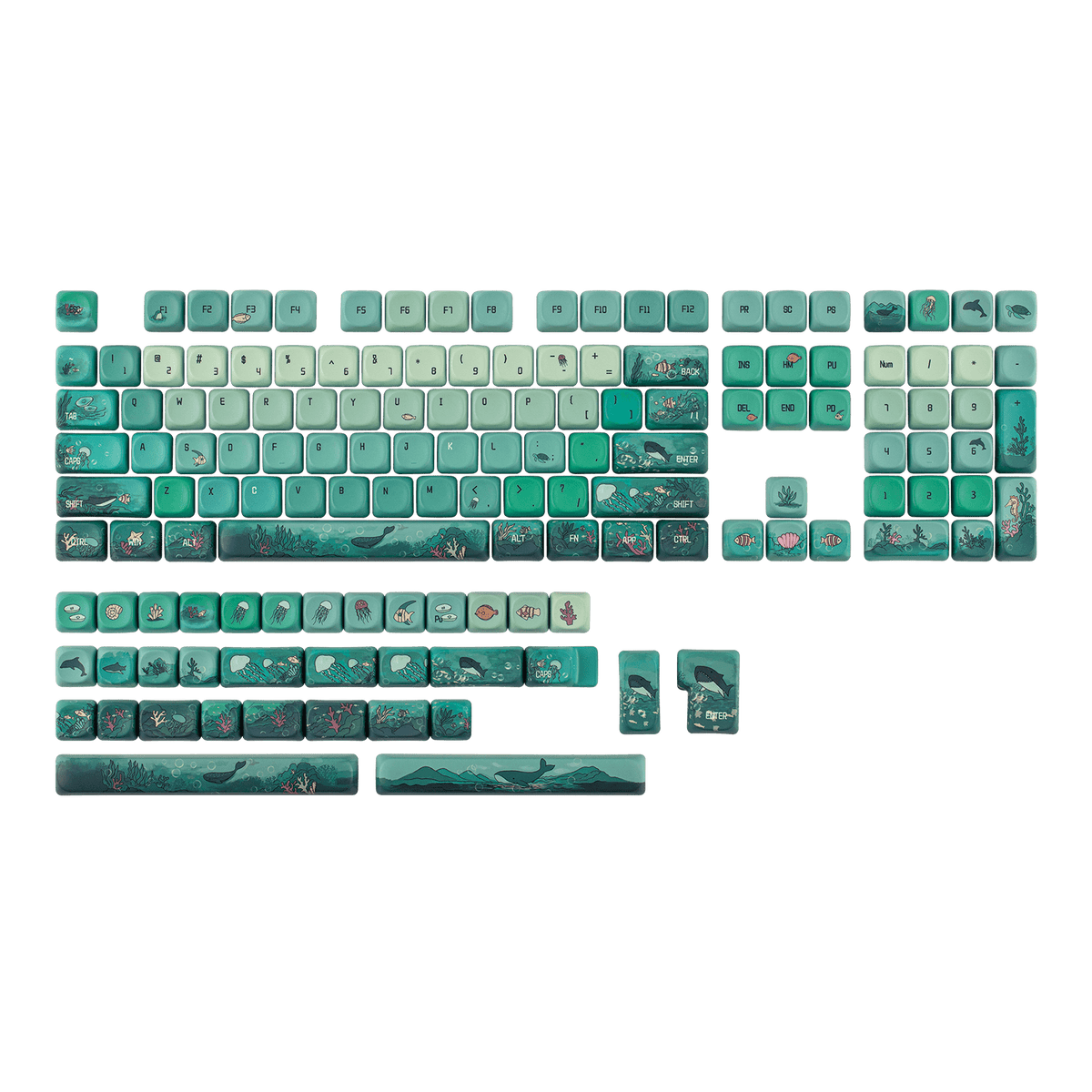 KiiBOOM x Cosydiaries Ocean Breeze Keycap Set Pre Sale