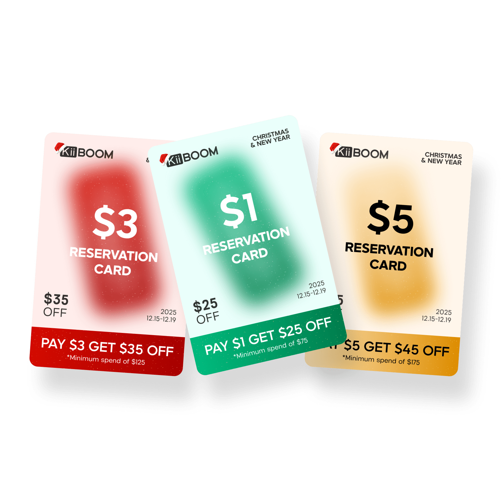 KiiBoom XMAS Sale Reservation Card