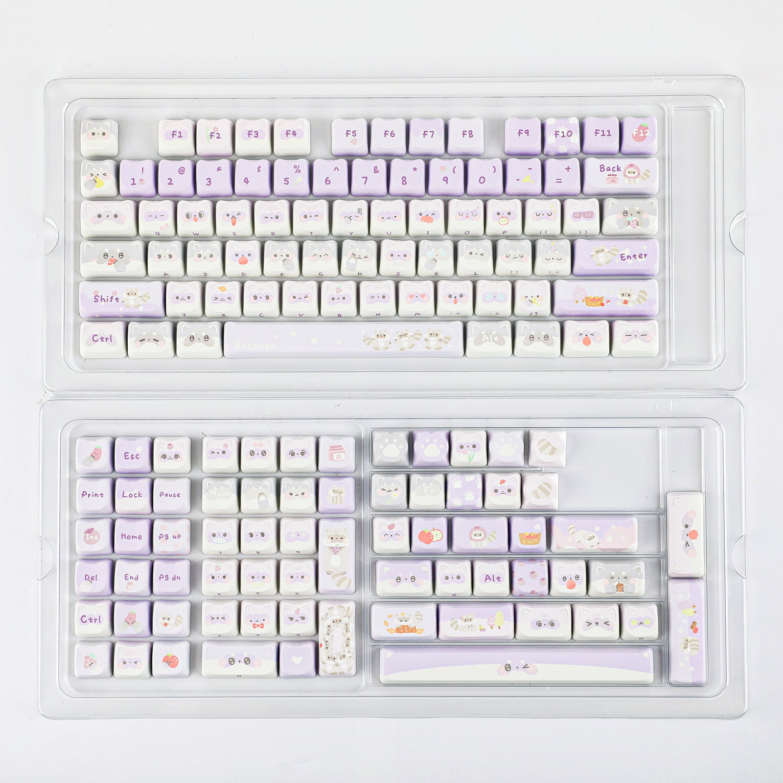 KiiBOOM x Maorbeng Raccoon Dynasty Keycap Set - KiiBOOM