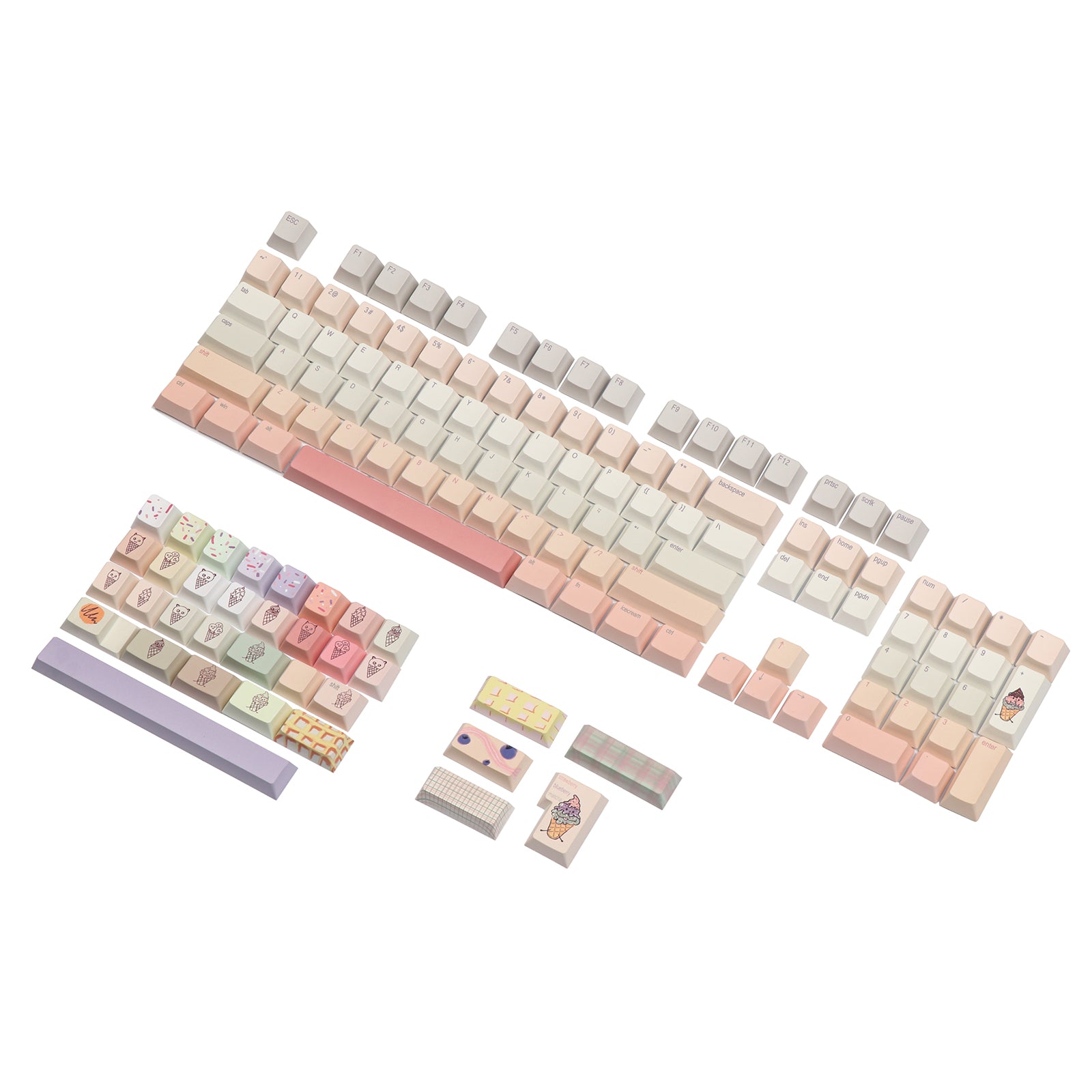 KiiBOOM × Strawberryjam1986 Berry Cream Keycap Set