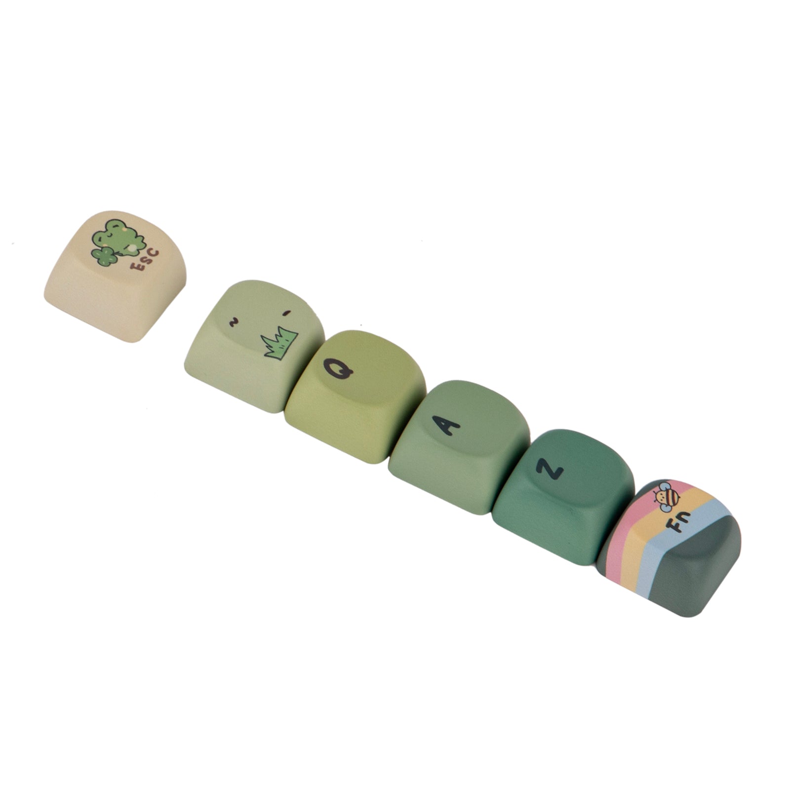 KiiBOOM X Cosydiaries Rainy Froggy Day Keycap Set - KiiBOOM