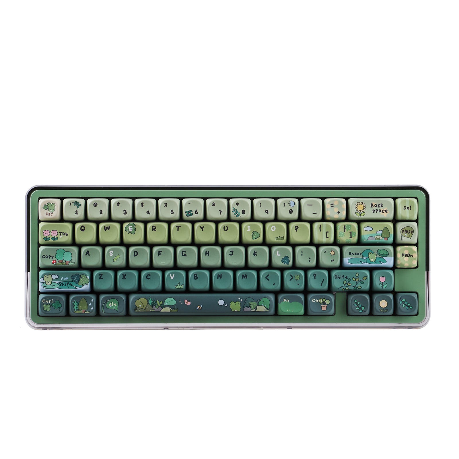 KiiBOOM X Cosydiaries Rainy Froggy Day Keycap Set
