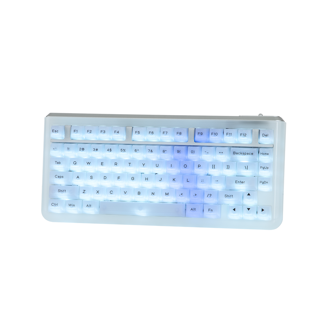 KiiBOOM Jade 75 + KiiBOOM Mewsic Jelly Keycap Set