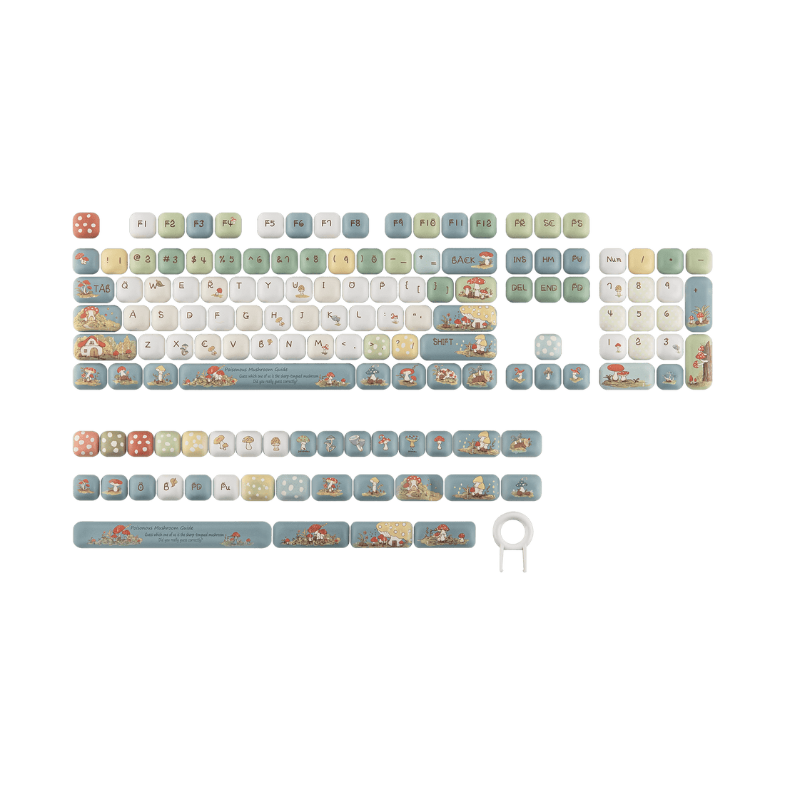 KiiBOOM Little Shroom Pack Keycap Set KiiBOOM