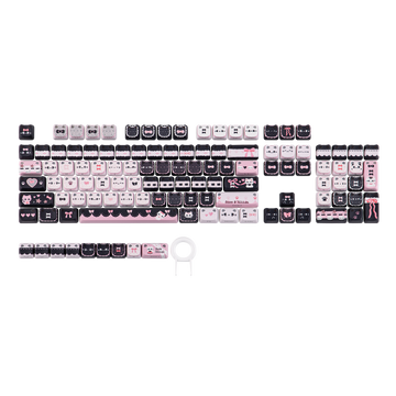 KiiBOOM Pink Meow & Meow Bow Keycap Set KiiBOOM