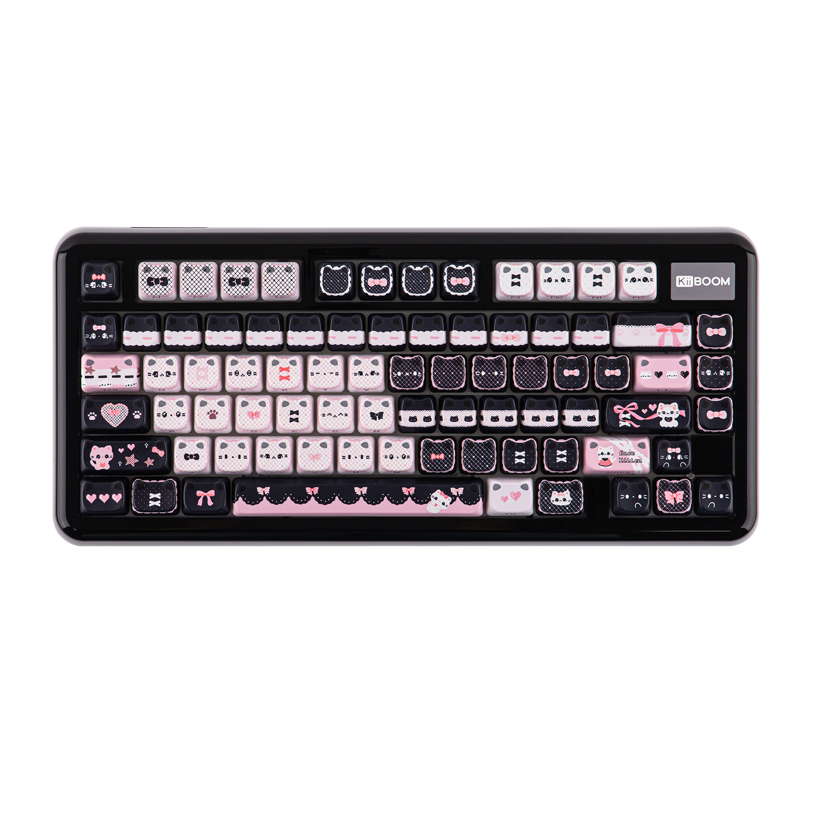KiiBOOM Pink Meow & Meow Bow Keycap Set KiiBOOM
