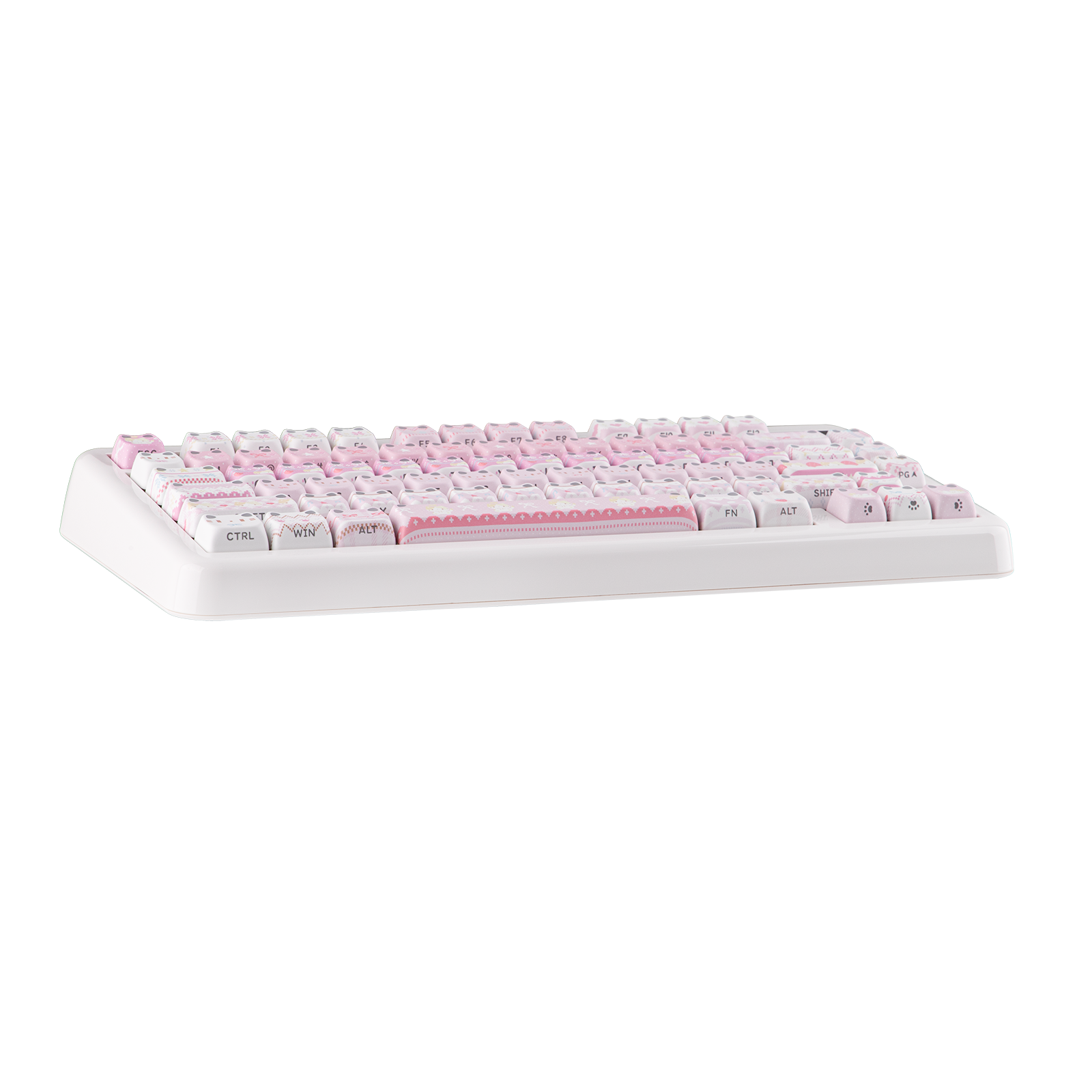KiiBOOM Pink Meow & Meow Bow Keycap Set KiiBOOM
