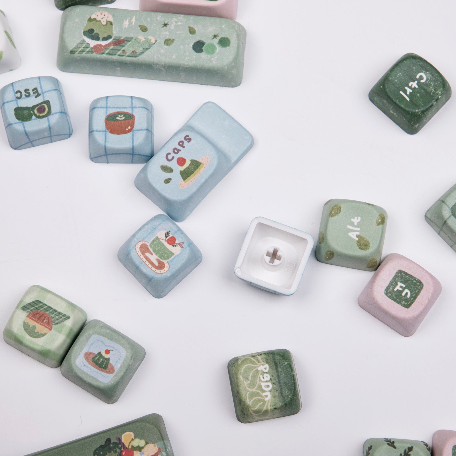 KiiBOOM Sprout Picnic Keycap Set - KiiBOOM