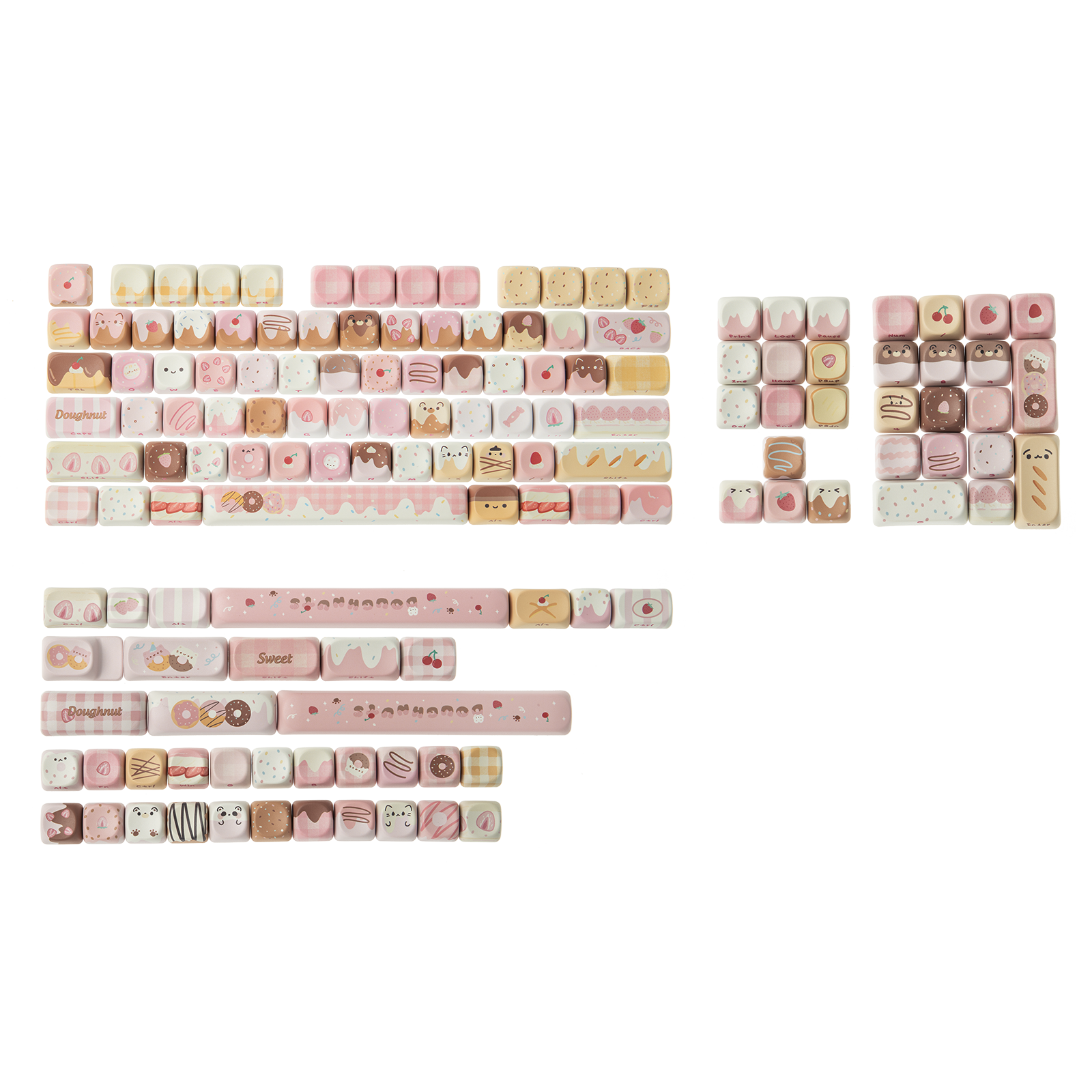KiiBOOM Dough Fluff Keycap Set KiiBOOM