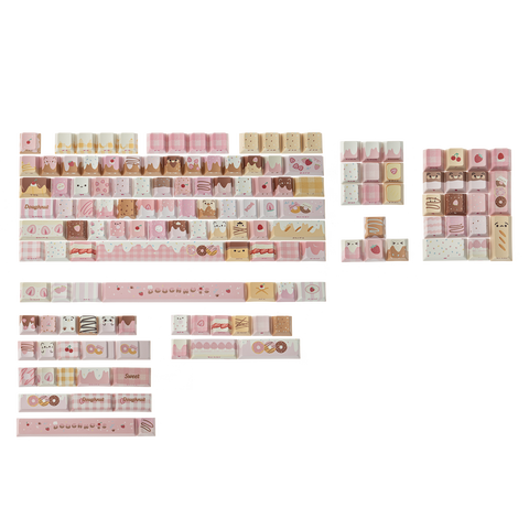 KiiBOOM Dough Fluff Keycap Set