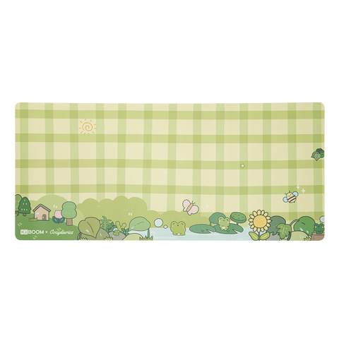 KiiBOOM X Cosydiaries Rainy Froggy Day Desk Mat