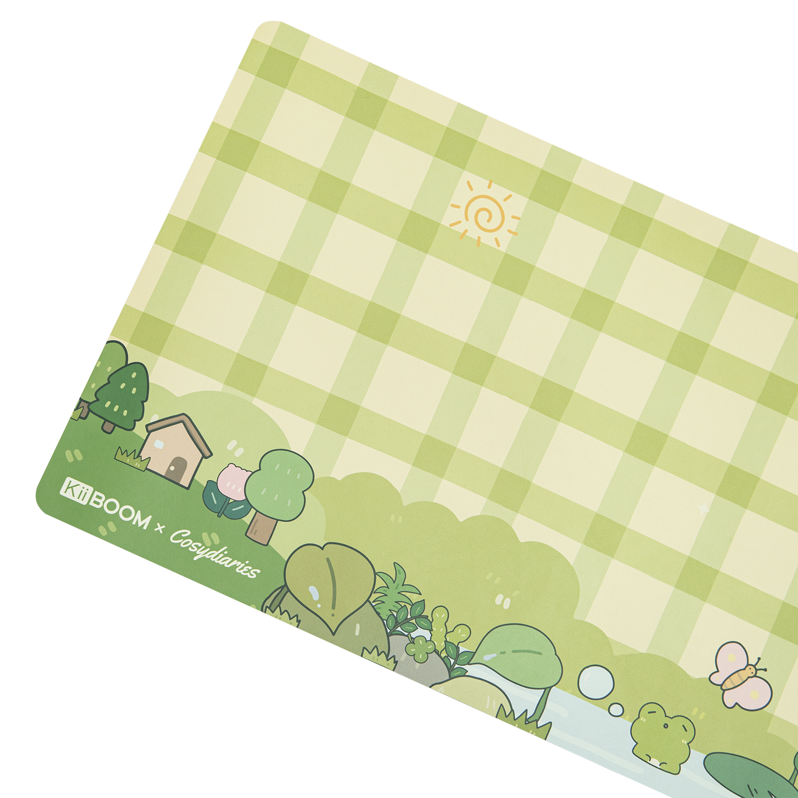 KiiBOOM X Cosydiaries Rainy Froggy Day Desk Mat KiiBOOM