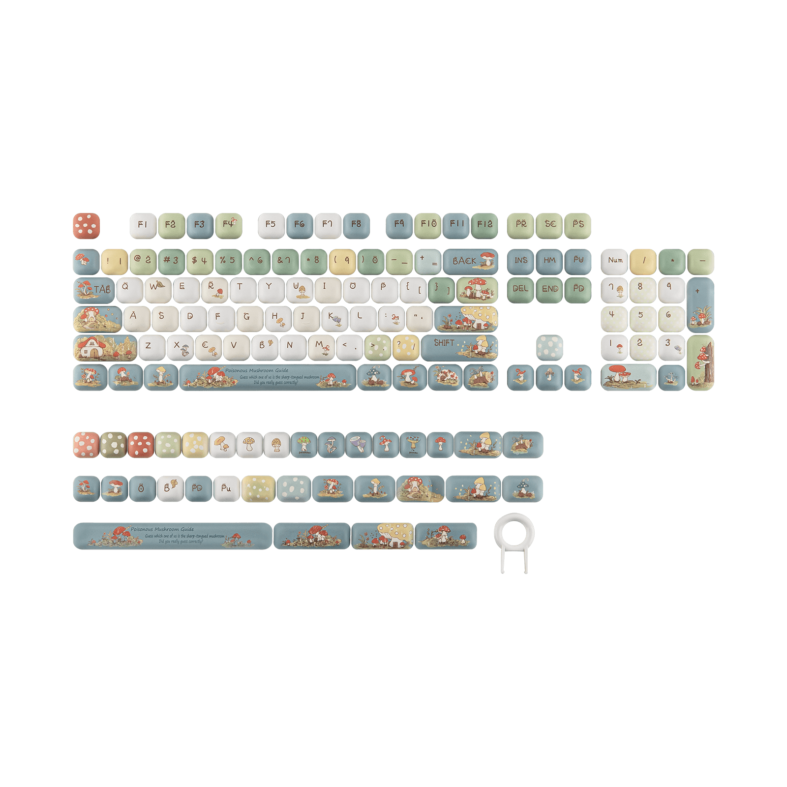 KiiBOOM Little Shroom Pack Keycap Set KiiBOOM