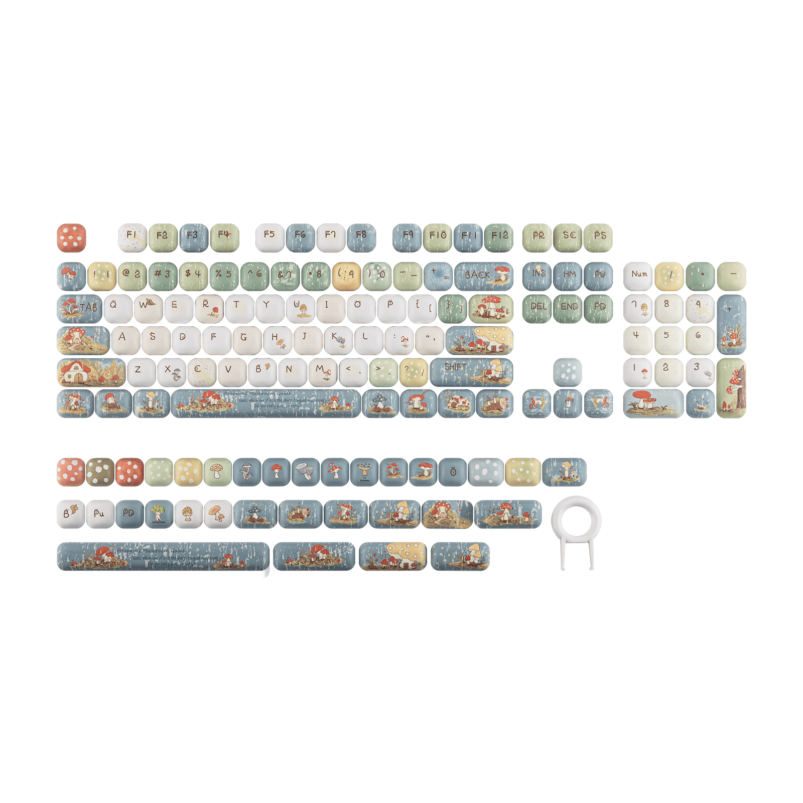 KiiBOOM Little Shroom Pack Keycap Set KiiBOOM