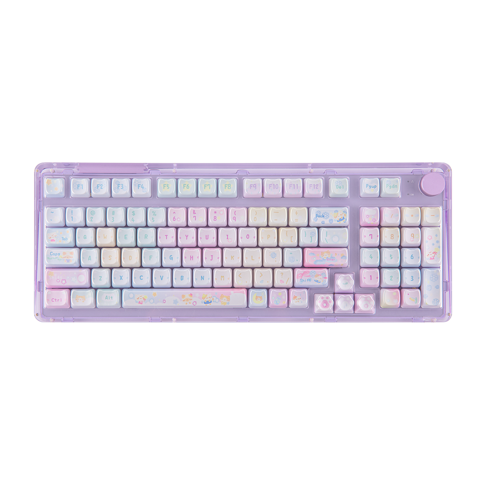 KiiBOOM Opal Kitty Keycap Set Pre Sale KiiBOOM