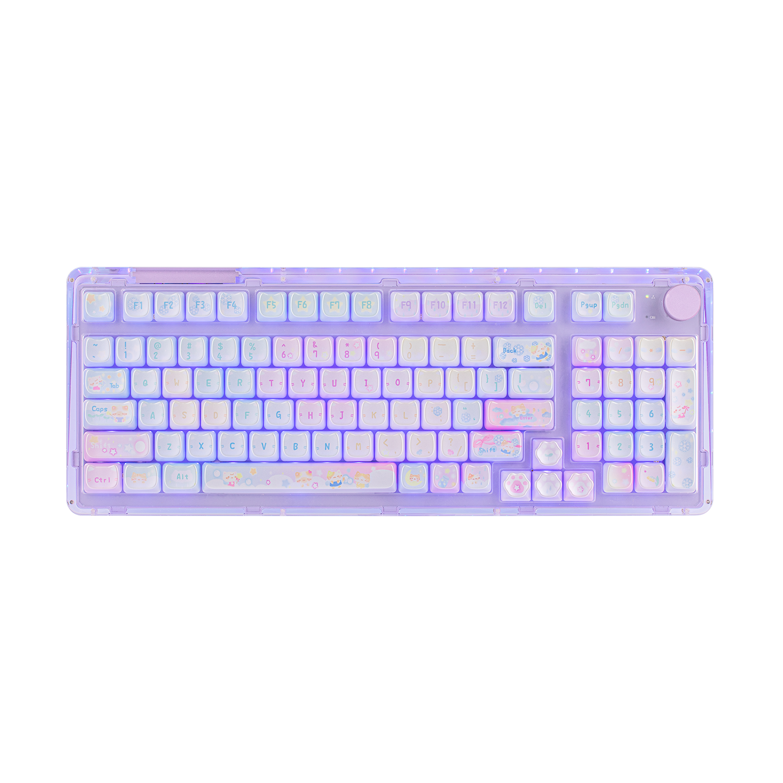 KiiBOOM Opal Kitty Keycap Set Pre Sale KiiBOOM