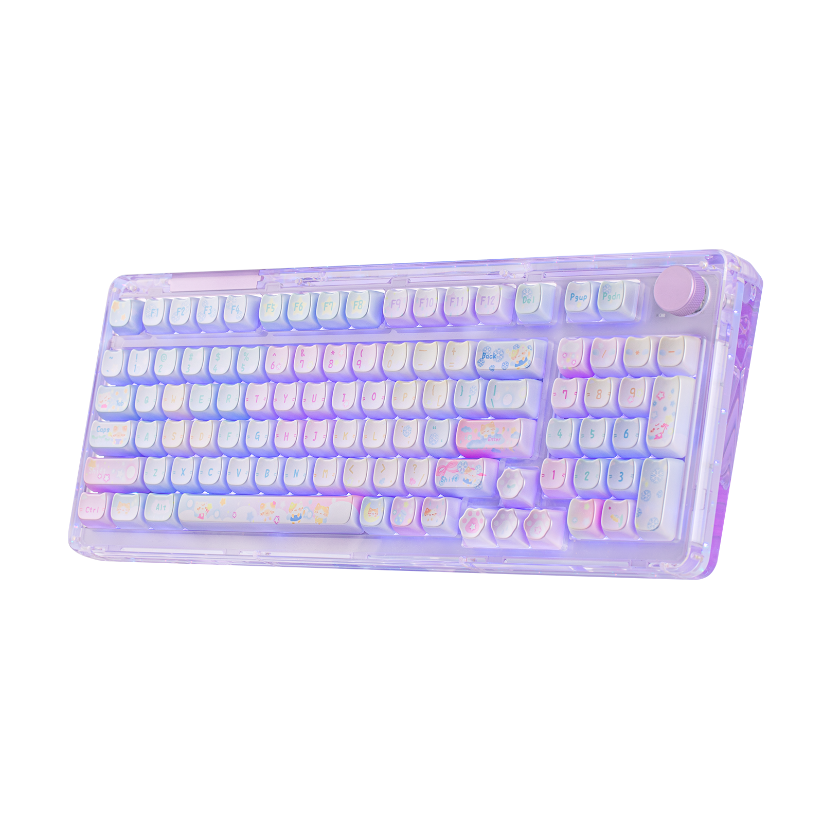 KiiBOOM Opal Kitty Keycap Set Pre Sale KiiBOOM