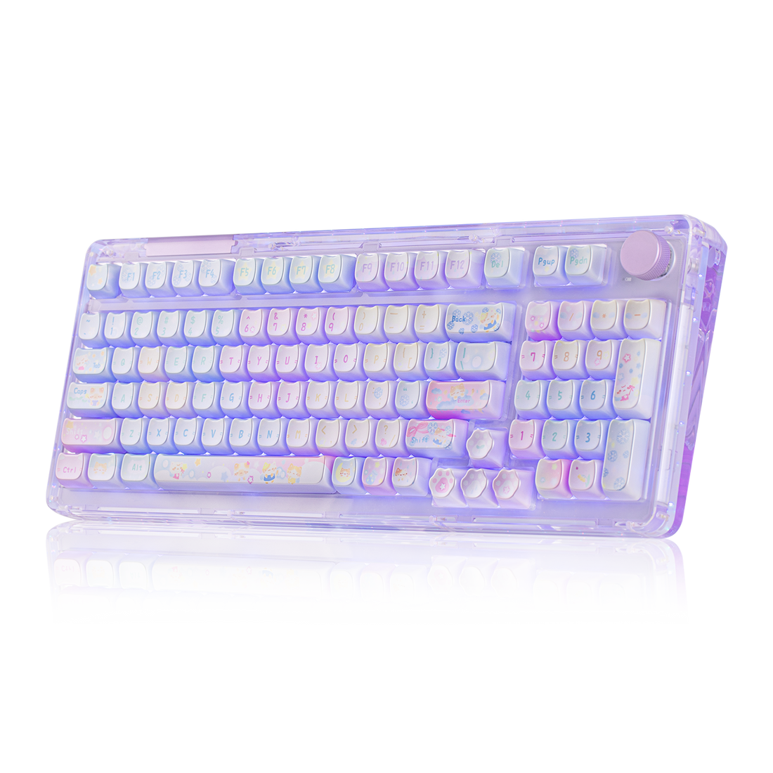KiiBOOM Opal Kitty Keycap Set Pre Sale KiiBOOM