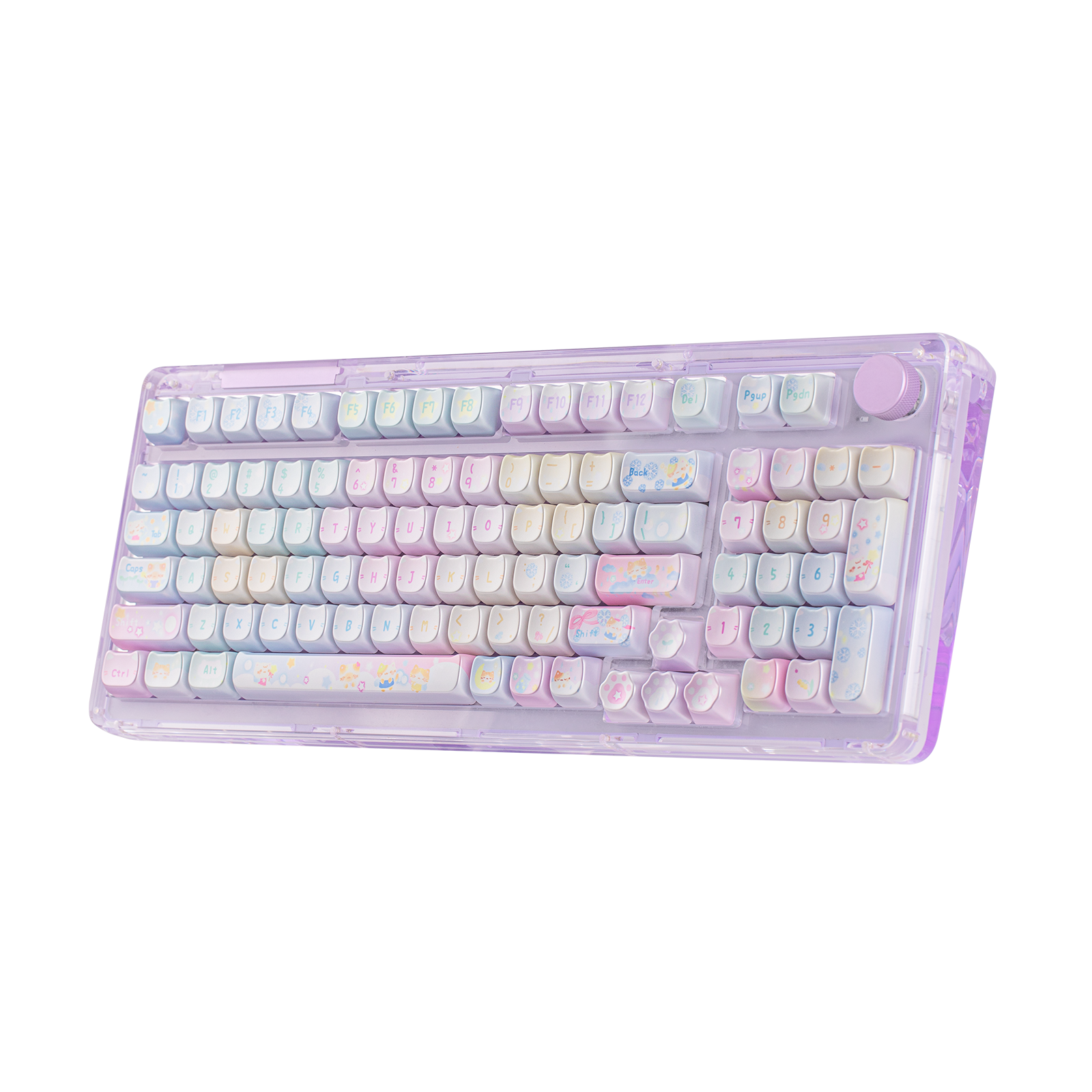 KiiBOOM Opal Kitty Keycap Set Pre Sale KiiBOOM