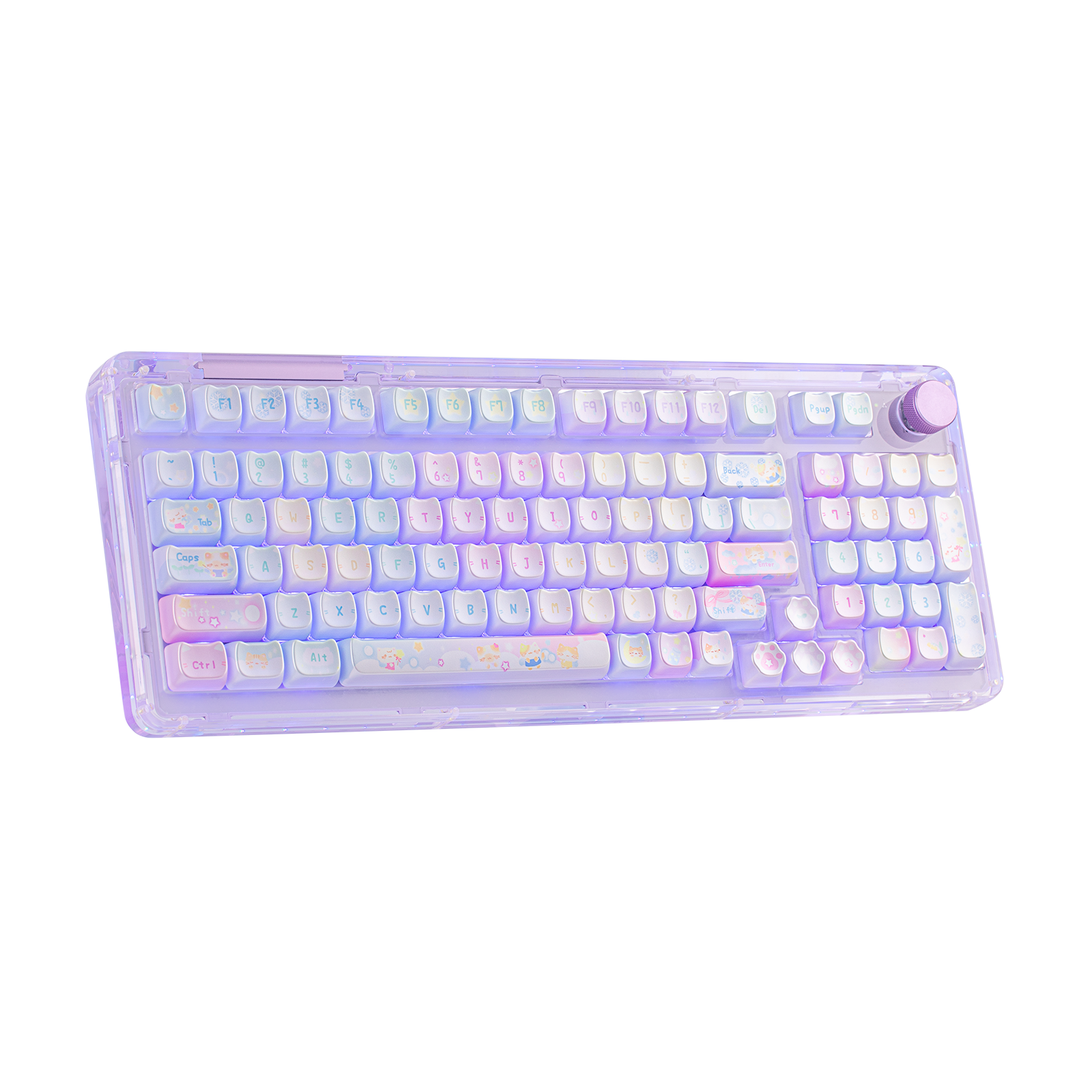KiiBOOM Opal Kitty Keycap Set Pre Sale KiiBOOM