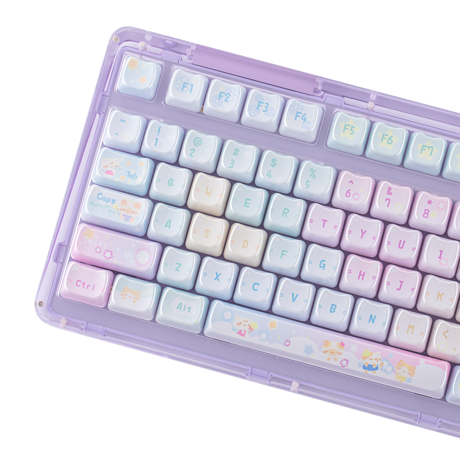 KiiBOOM Opal Kitty Keycap Set Pre Sale KiiBOOM