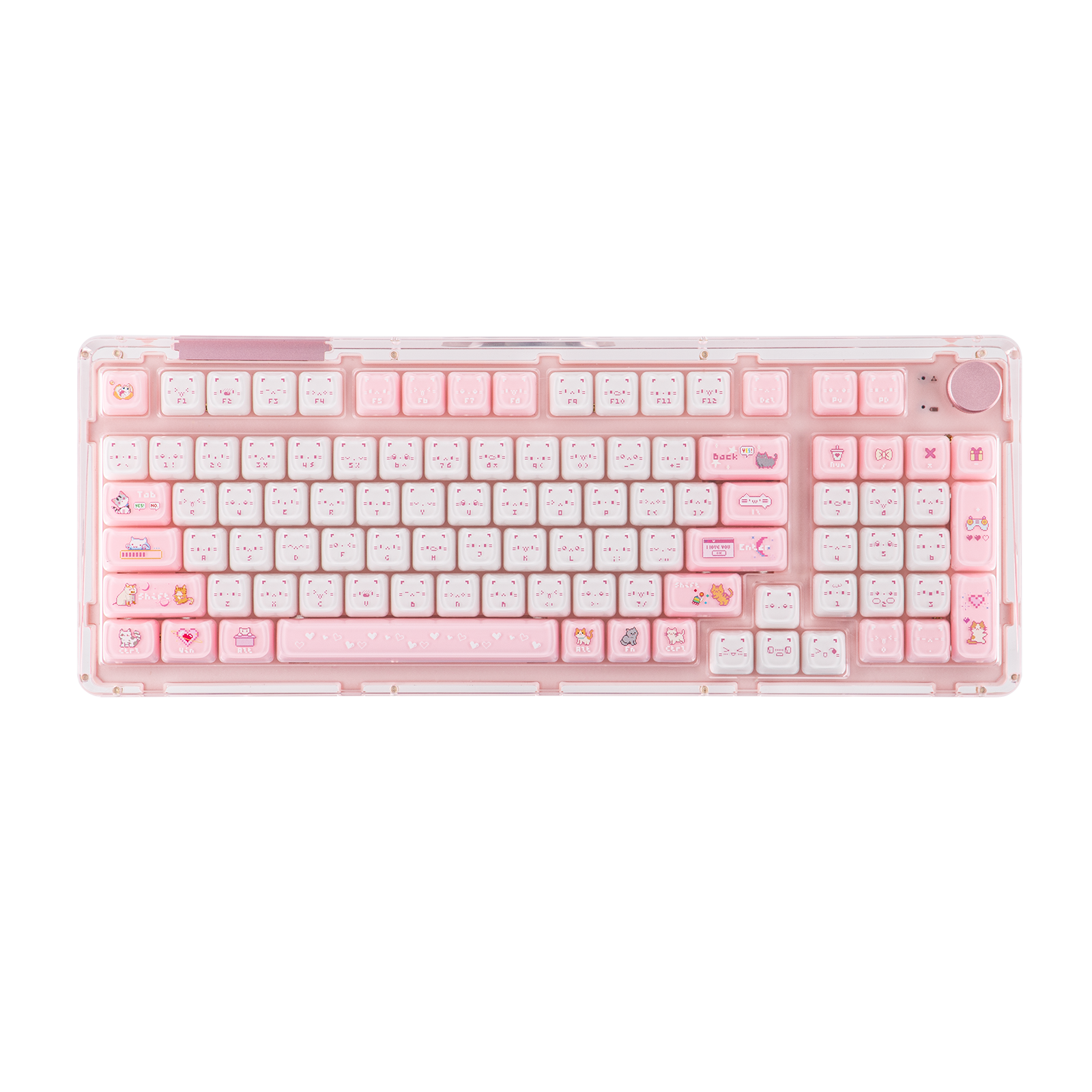 KiiBOOM Mewsic Jelly 122 keys MAO profile Keycap Set