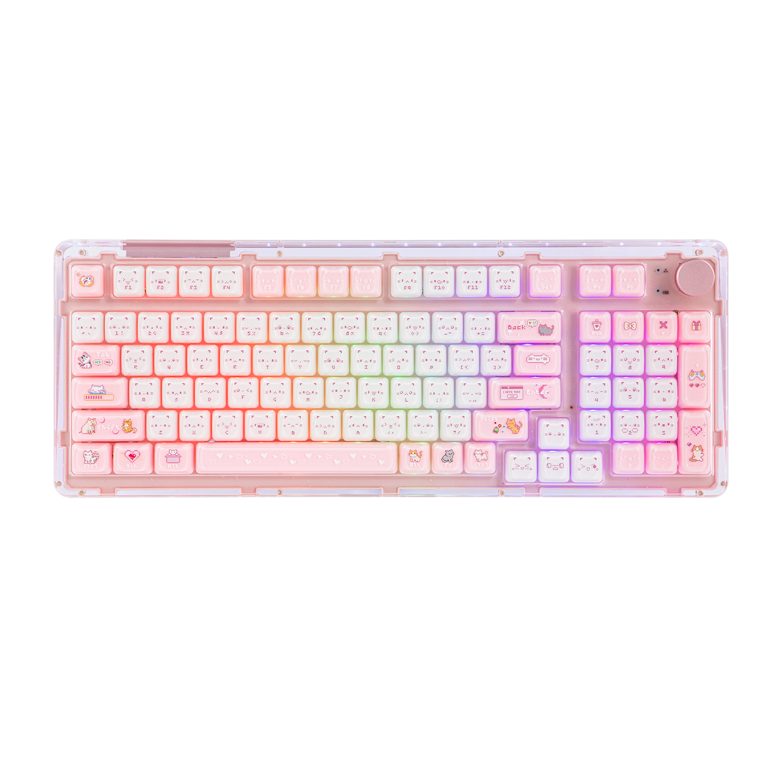 KiiBOOM Mewsic Jelly 122 keys MAO profile Keycap Set