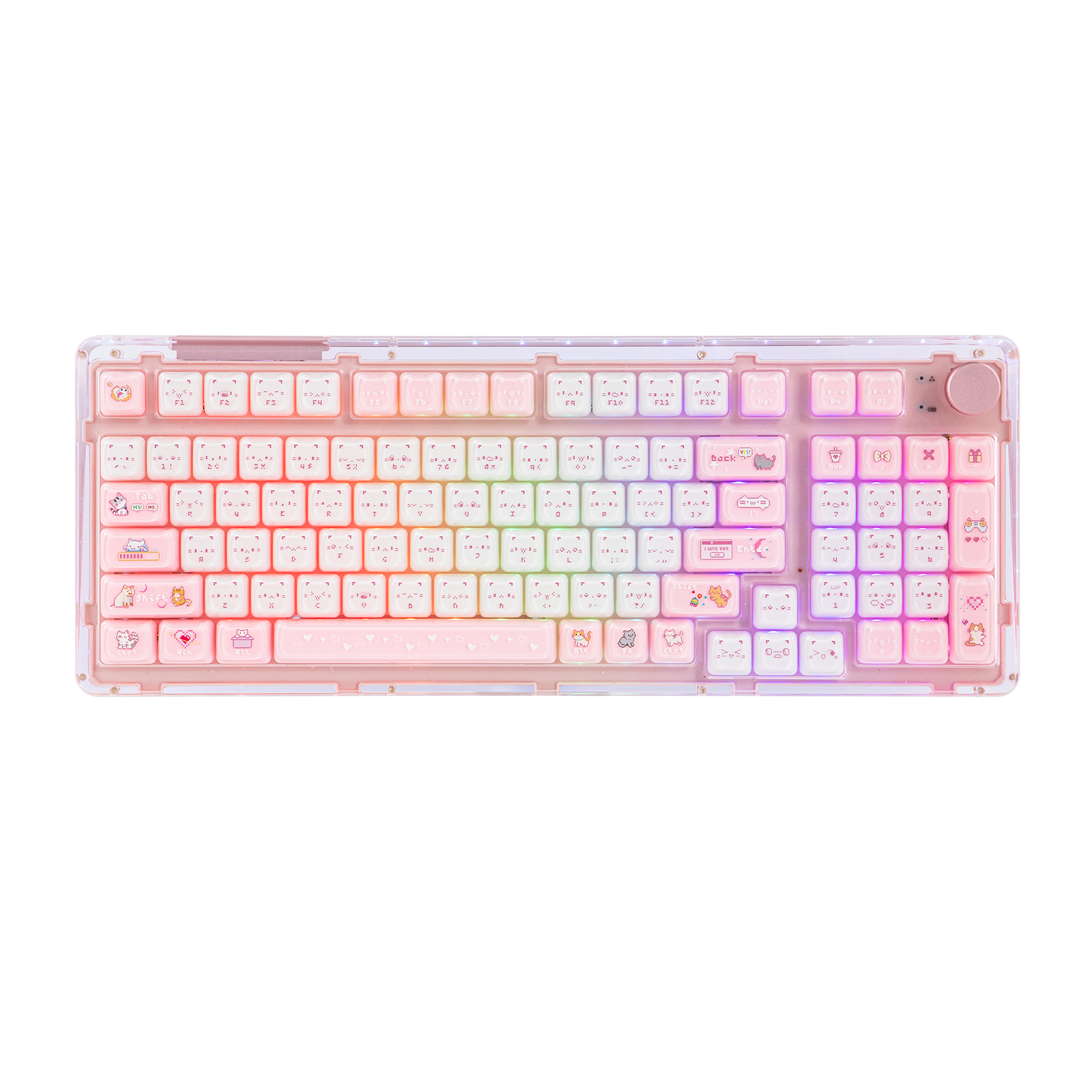KiiBOOM Mewsic Jelly 122 keys MAO profile Keycap Set