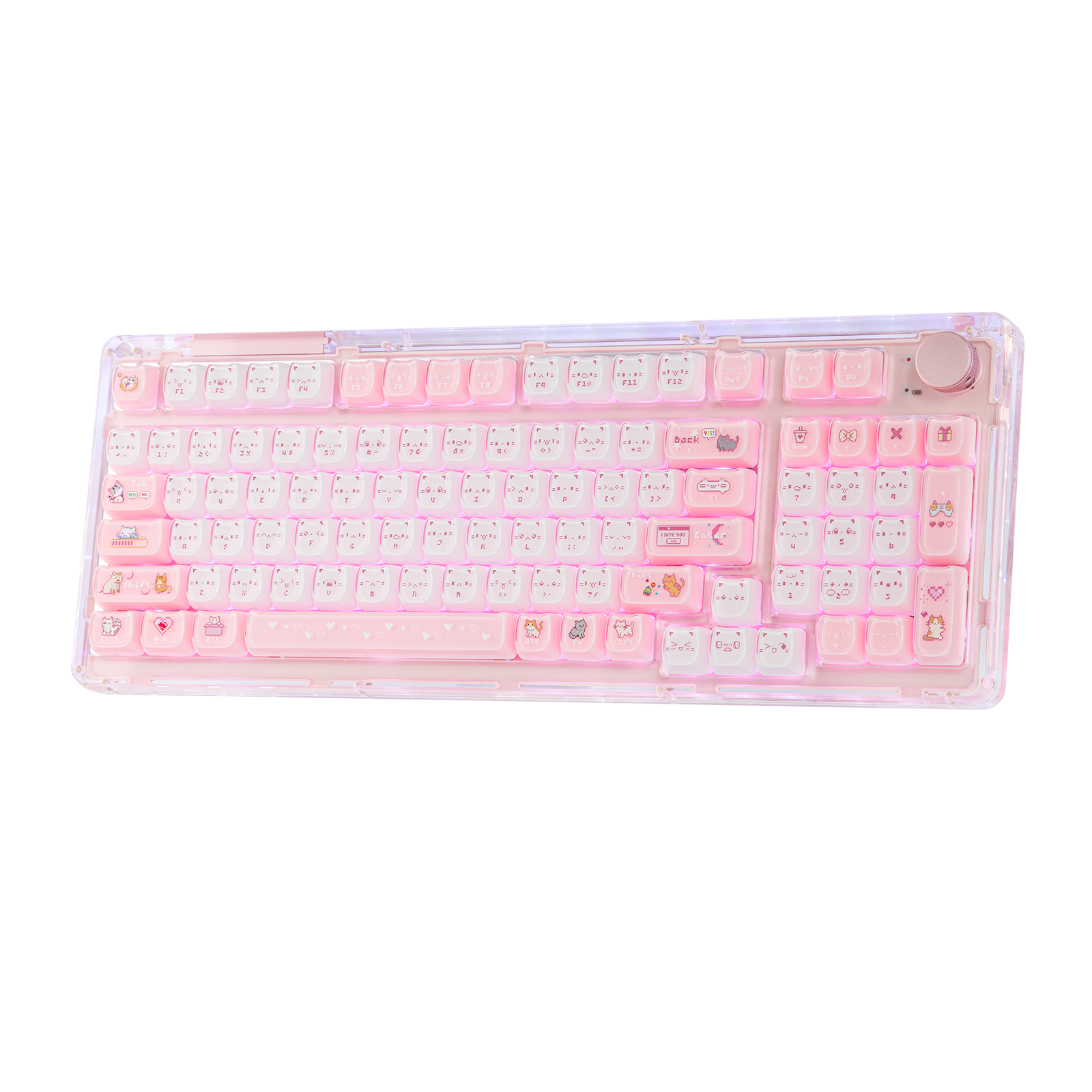 KiiBOOM Mewsic Jelly Keycap Set