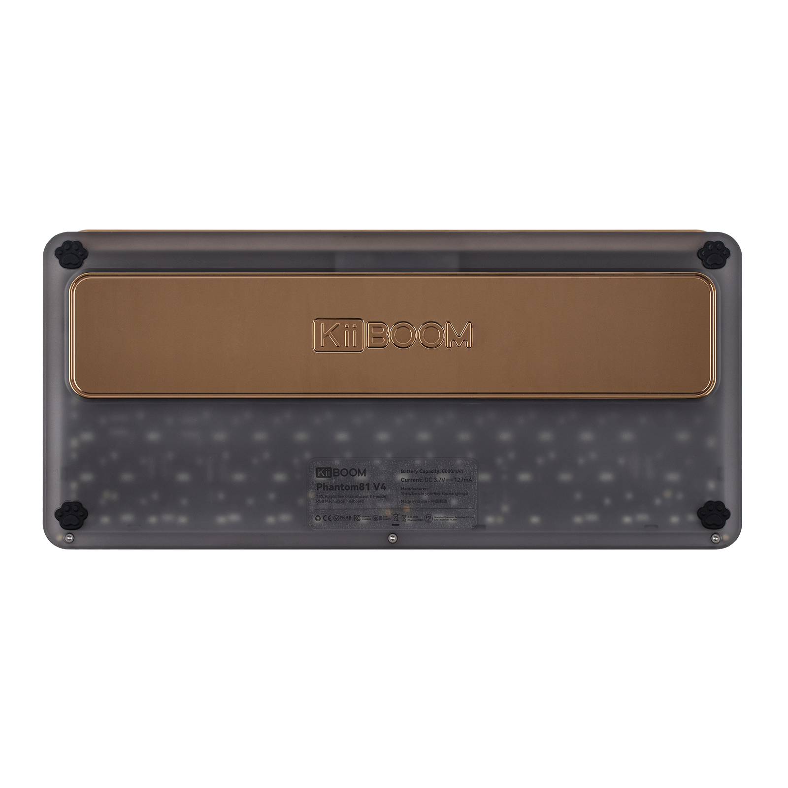 Phantom81 V4 ＋ Rose Quartz Keycap Set