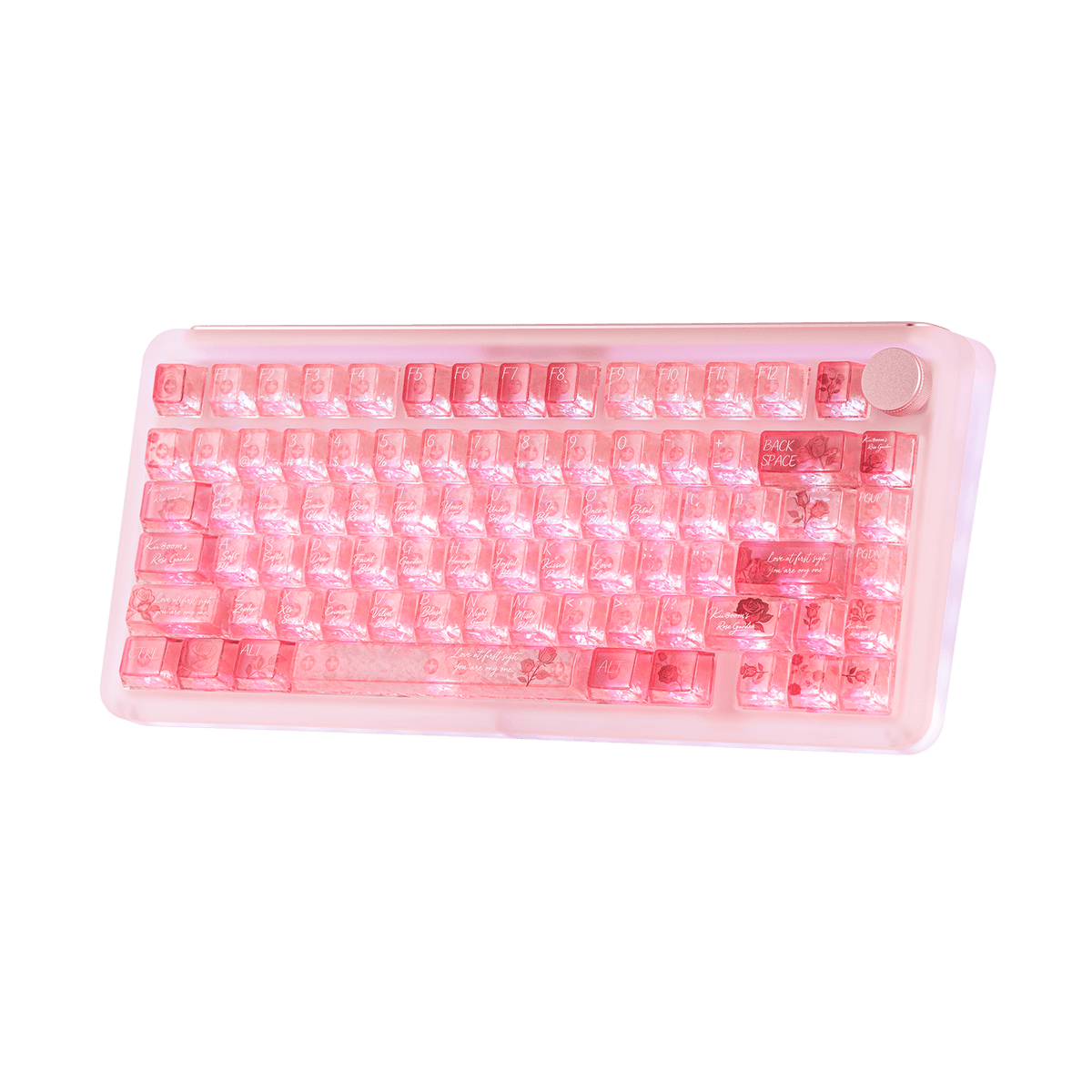 KiiBOOM Rose Quartz Keycap Set