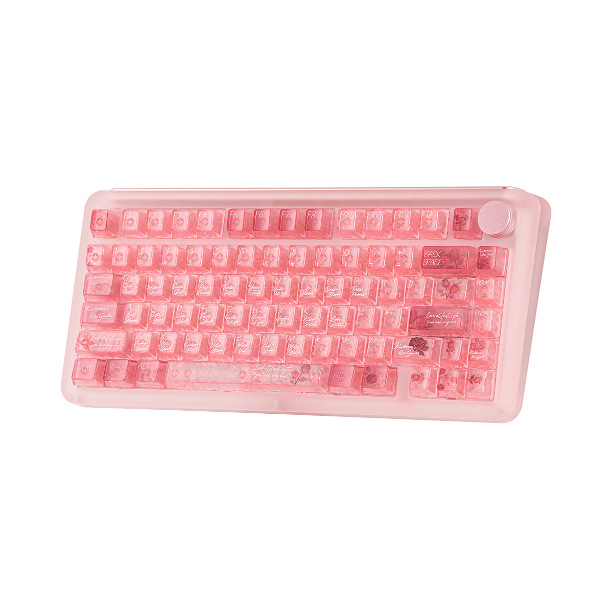 KiiBOOM Rose Quartz Keycap Set