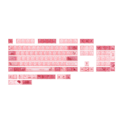 KiiBOOM Rose Quartz Keycap Set