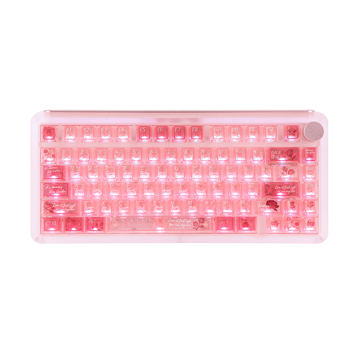 KiiBOOM Rose Quartz Keycap Set