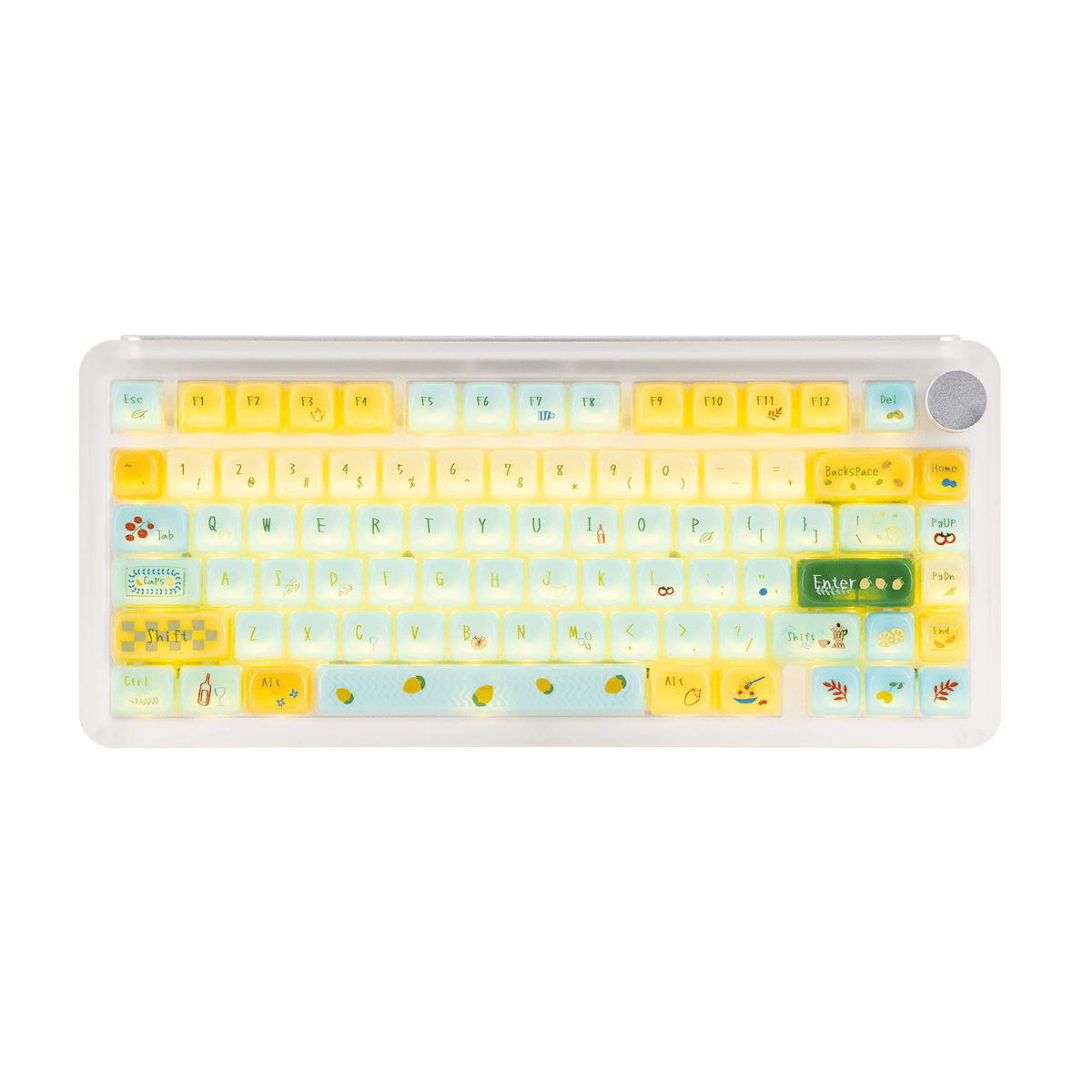 KiiBOOM Sweet Lemon Summer Keycap Set KiiBOOM
