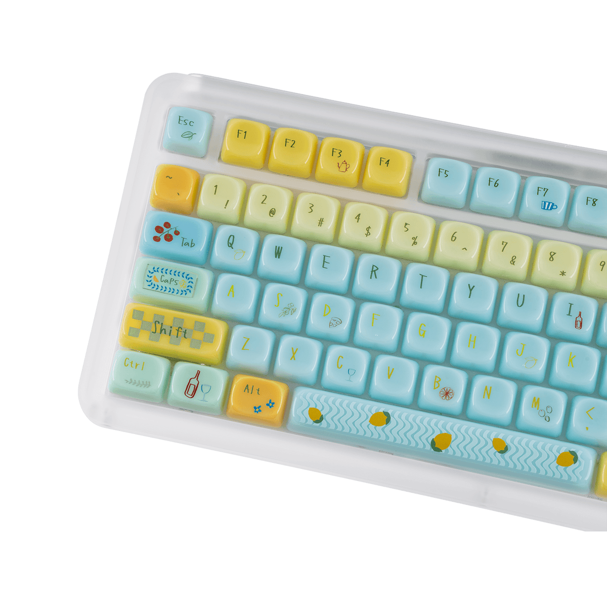KiiBOOM Sweet Lemon Summer Keycap Set KiiBOOM