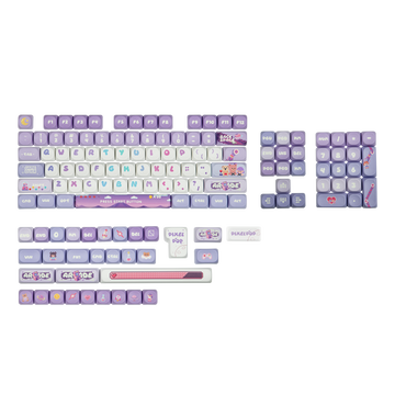 KiiBOOM x PlanetMars Purple Pixelpop Arcade Keycap Set